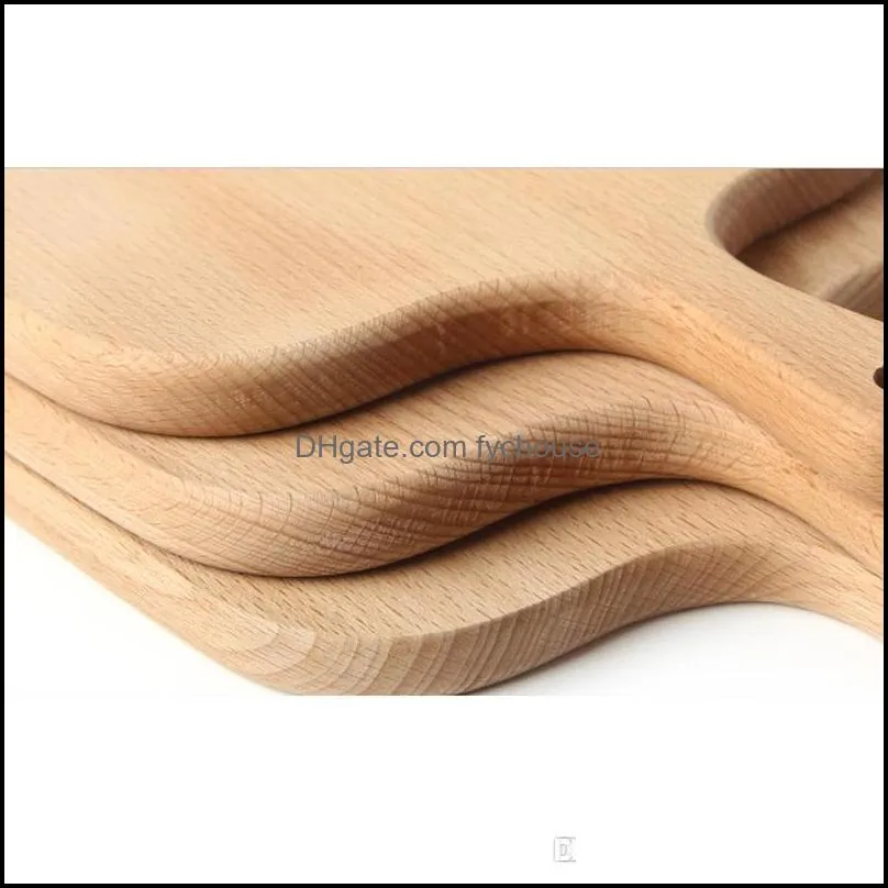 home chopping block kitchen beech cutting board cake plate serving trays wooden bread dish fruit plate sushi tray baking tool bc