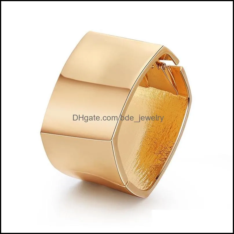 bangle arrival exaggerate big square cuff bangles for women classic geometric lenon bracelets bracelet