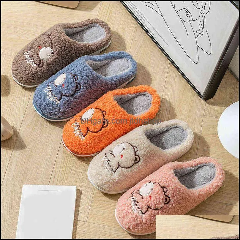 slipper women house slippers warm footwear cute corgi women winter fur home shoes for women shoes casual short plush comfortable