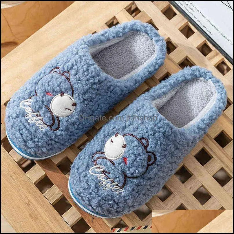 slipper women house slippers warm footwear cute corgi women winter fur home shoes for women shoes casual short plush comfortable