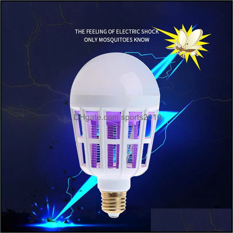 led mosquito killer light bulb electric trap light indoor mosquito repellent bulk electronic anti insect light