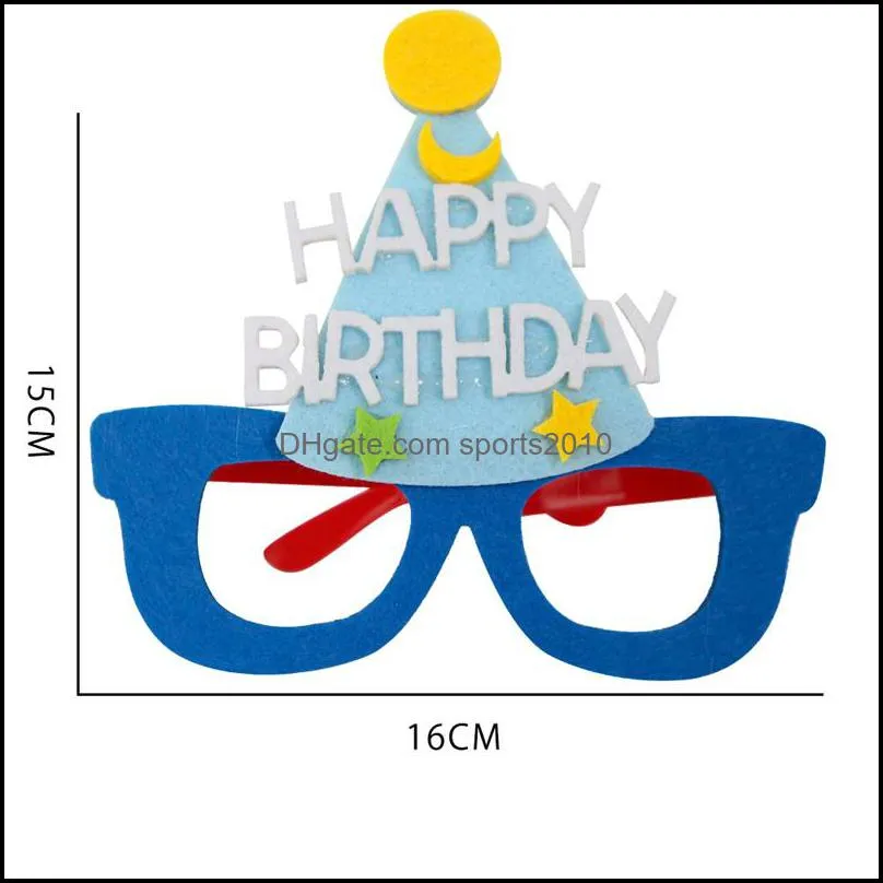 cartoon birthday party eyewear photo props 12 styles funny cute glasses photos booth supplies