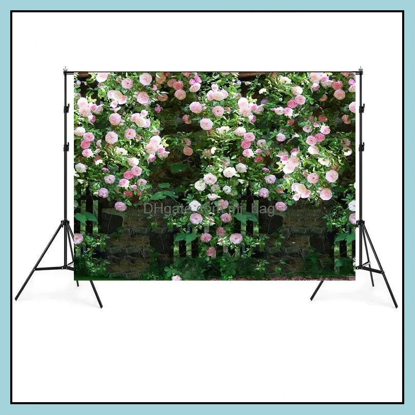 3d rose flower theme photography background 150x200cm wedding bridal newborn shower birthday party photo backdrops