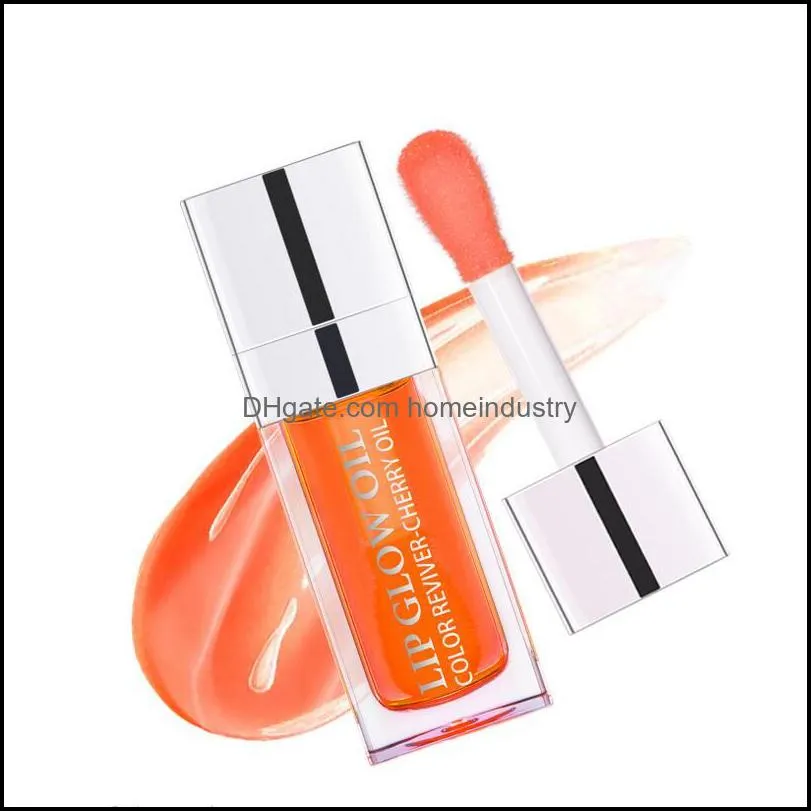 crystal jelly moisturizing lip oil plumping lip gloss makeup sexy plump glow tinted lips plumper 6ml