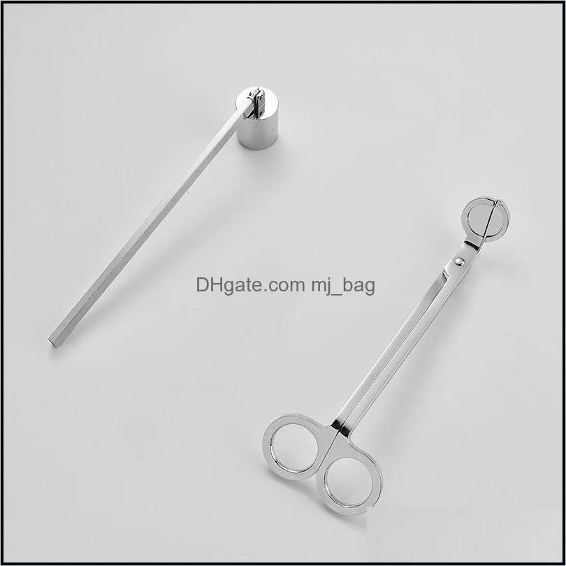 DHgate.com:3-in-1 Candle Accessory Set, Black and Gold Wick