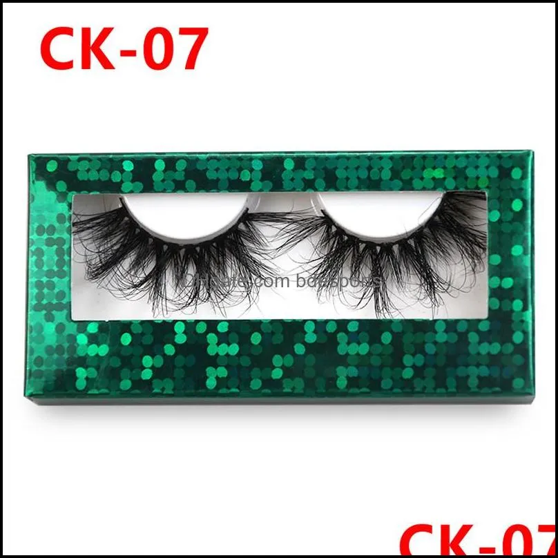 glitter laser eyelash paper packing box eyelashes packaging case with window for 25mm 28mm in bulk