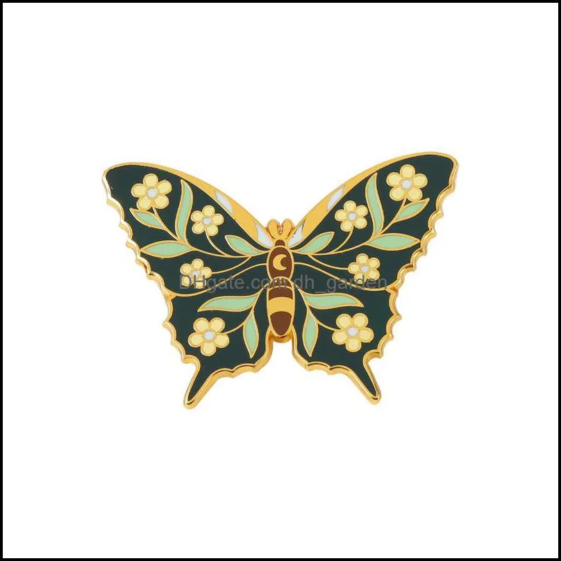 cute insect butterfly vintage brooches pin for women fashion dress coat shirt demin metal funny brooch pins badges backpack gift