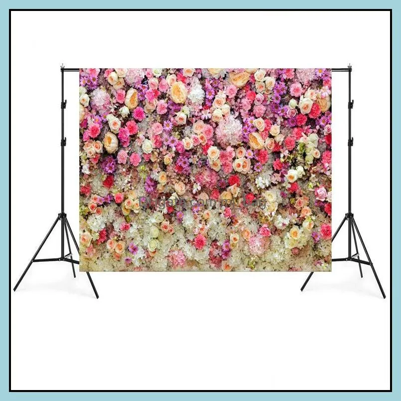 3d rose flower theme photography background 150x200cm wedding bridal newborn shower birthday party photo backdrops