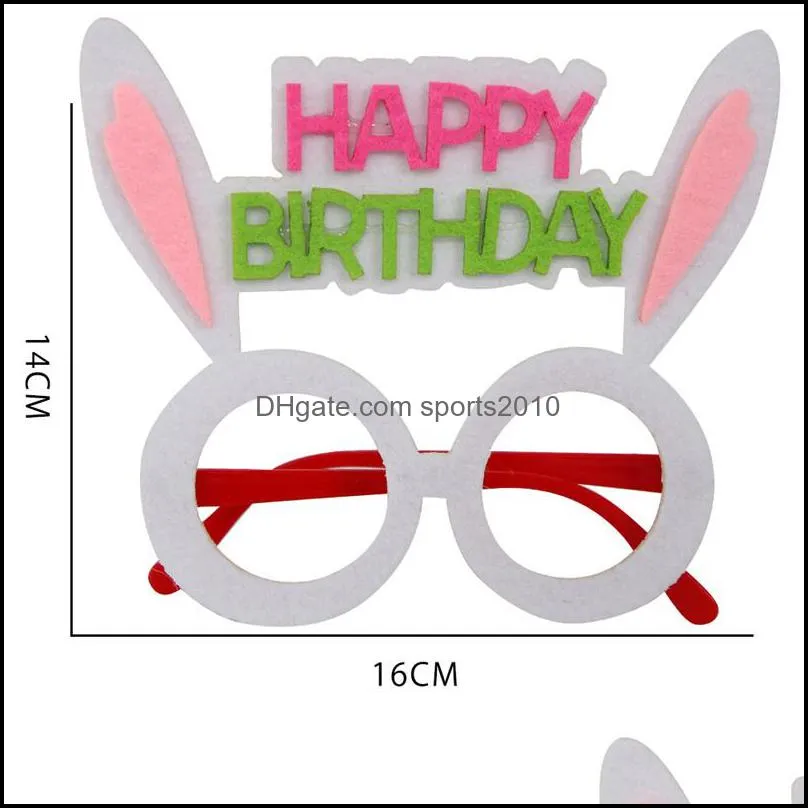 cartoon birthday party eyewear photo props 12 styles funny cute glasses photos booth supplies