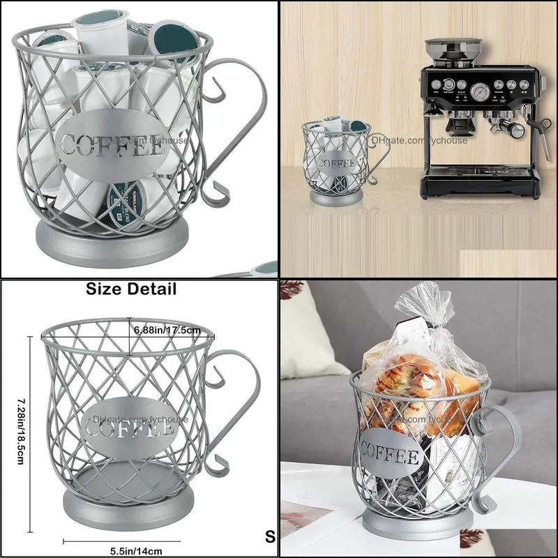 storage baskets big deal cosmetic coffee cup basket organizer holder for home cafe el