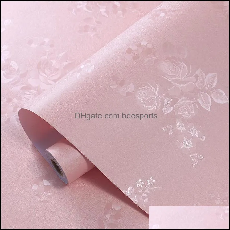 self adhesive 3d wallpaper flower star embossed waterproof and resistant to scrub wall stickers for bedroom and living room