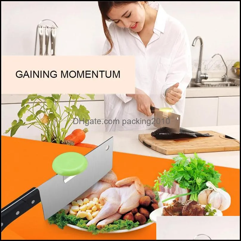 vegetable cutting booster stainless steel knife cap cut chicken bones chopping booster meat cleaver cooking tool