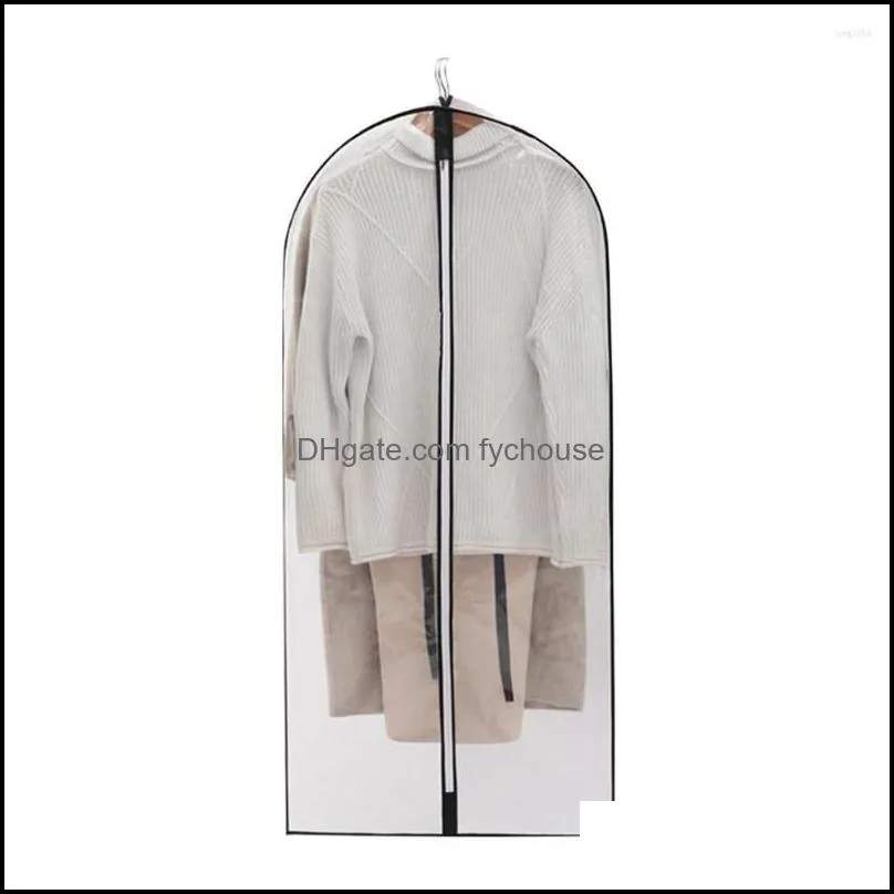 clothing storage dustproof cover for coats shirts sweaters suit bag hanging clothes organizer wardrobe covers