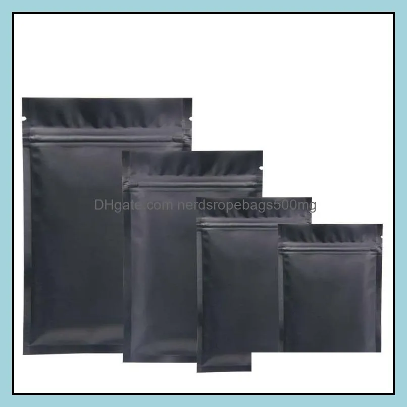 100 pcs/lot plastic aluminum foil package bag colorful foil packaging bag selfsealing tea food snack storage bag