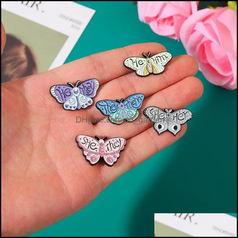 cute insect butterfly brooches pin for women fashion dress coat shirt demin metal funny brooch pins badges backpack gift jewelry