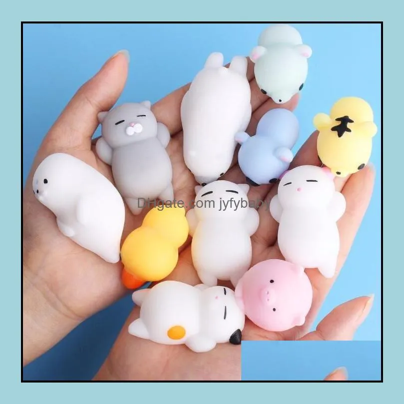 creative fidget pvc animal extrusion vent toys squishy rebound funny gadget decompression toy mobile pendant cute gift