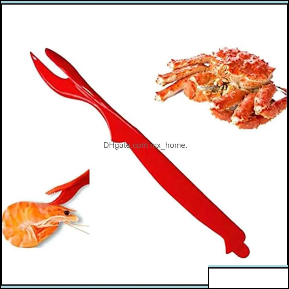 Dining Seafood Crackers Lobster Picks Tools Crab Fork Cfish Pns Shrimp Easy Opener Shellfish Sheller Knife Drop Delivery 2021 Forks