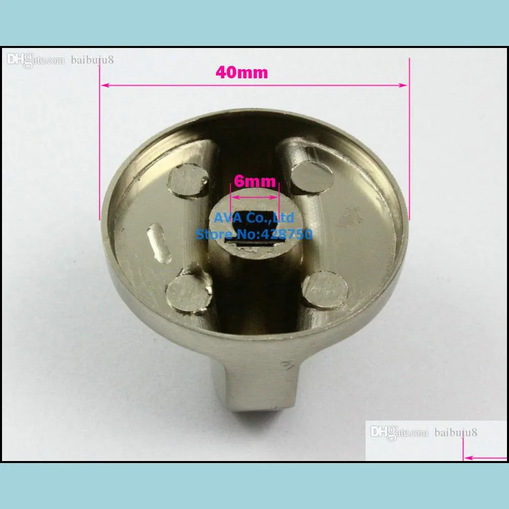 wholesale4 pieces kitchen metal gas stove range burner knob switch replacement 6mm hole