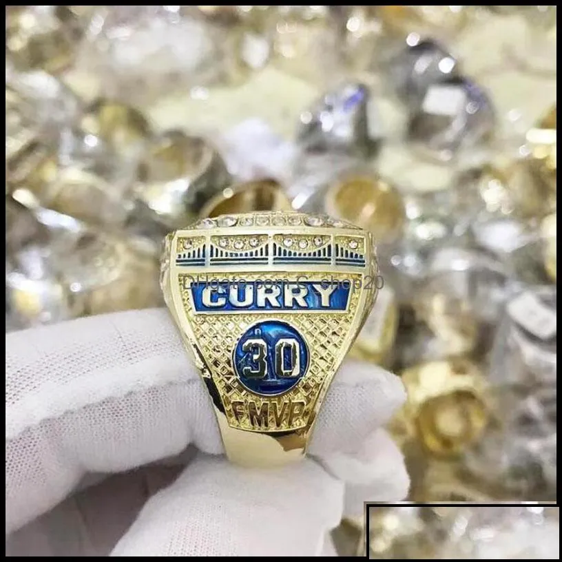 Cluster Rings Jewelry Fans Collection Championship Series The 2022 Grand Champion Ring Golden State B Dhyaa