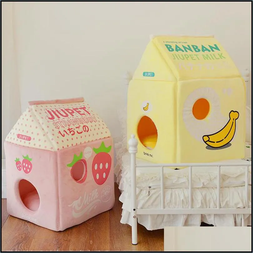 strawberry milk banana milk cat bed cat house 201111