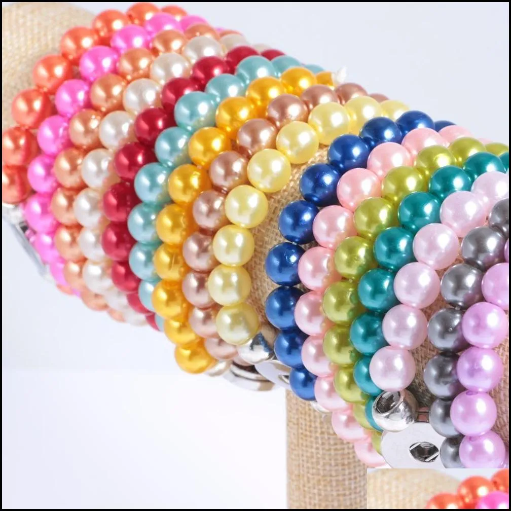 bead bracelets for women button beautifully bracelet wholesale jewelry cheap stretch charms bracelet ginger snap jewelry