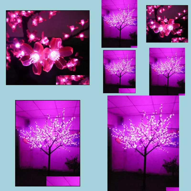 1 152pcs led bulbs led cherry blossom tree light led christmas light 2m/6 5ft height waterproof outdoor usage drop shipping 