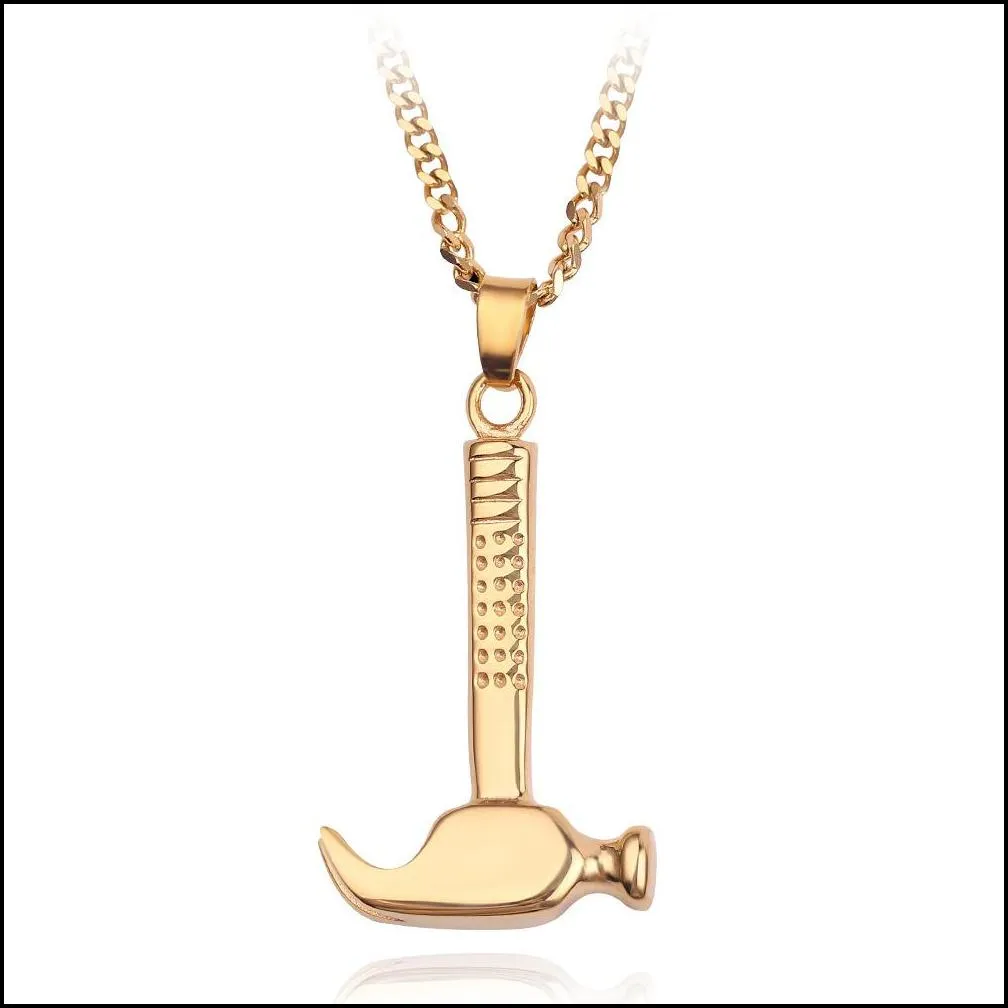 wrench shaver taro screwdriver vise pendants necklaces for women hip hop necklace statement punk necklaces