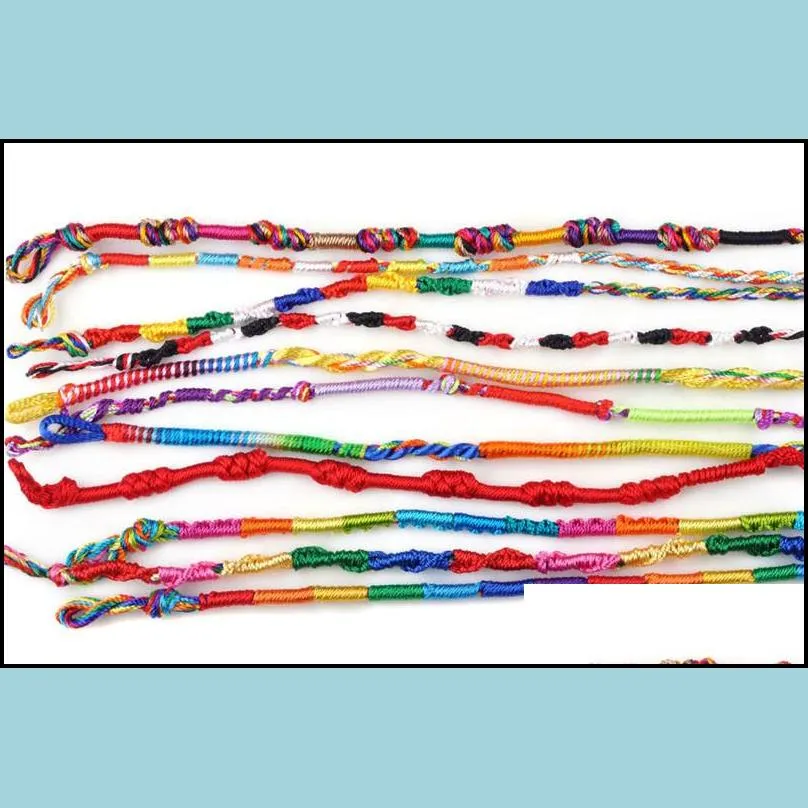bracelet girls luxury colorful purple infinity bracelet handmade jewelry braid cord strand braided friendship bracelets