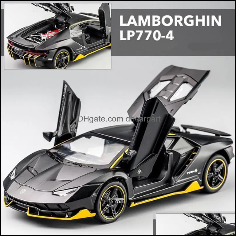 lamborghini lp770 alloy car model simulation132 toy decoration gift
