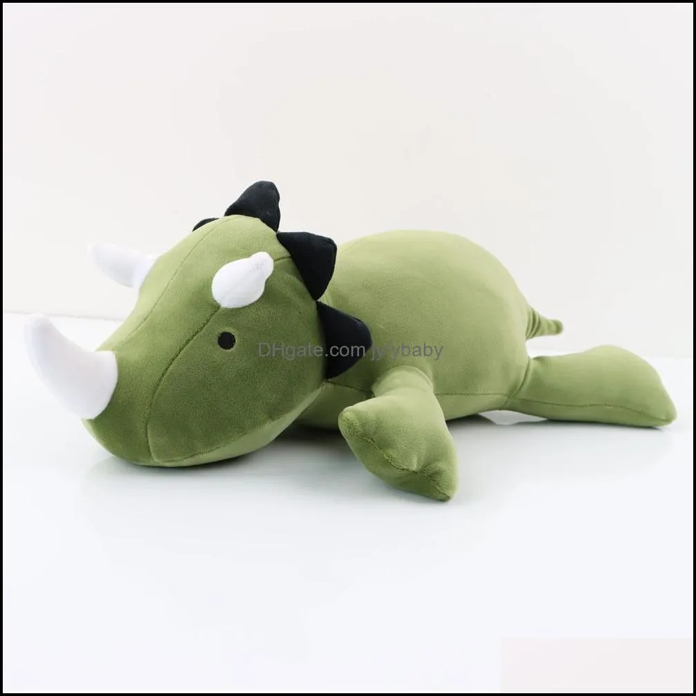 40cm dinosaur weighted plush toy cartoon stuffed animals pillow soft toys baby companion birthday gift for children girls d8