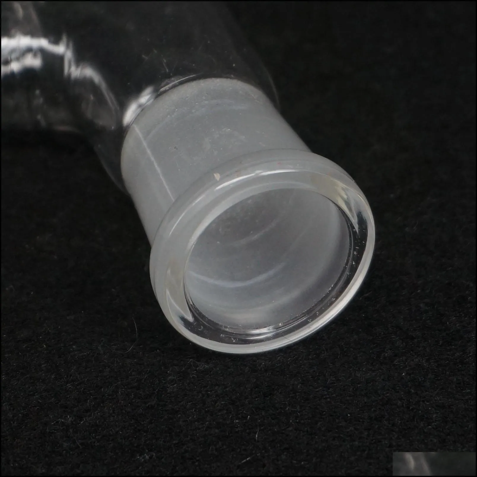 wholesale 24/29 joint distillation adapter 3way claisen 75 degree head connector tube