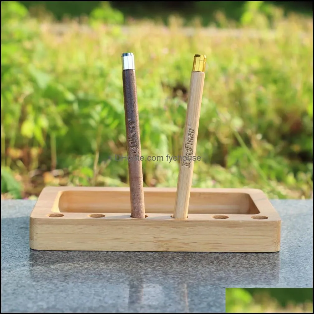 cournot two color wood one hitter pipe dry herb tobacco smoking one hitter with metal tobacco tip detachable tobacco smoke pipe
