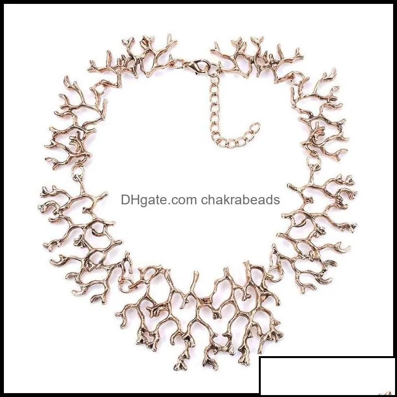 chokers chokers fashion gypsy alloy maxi statement necklaces punk style tree branch shaped choker collar for women jewelr chakrabeads
