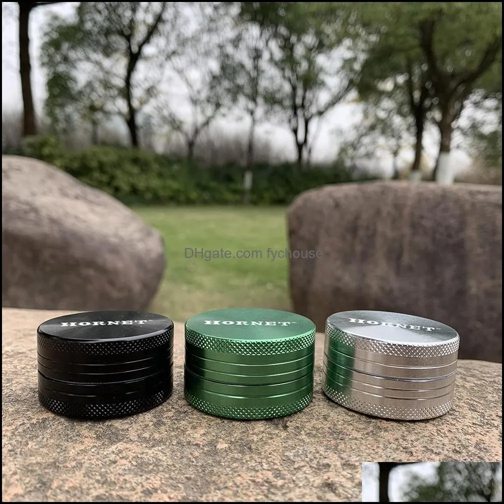 cournot diameter 40mm aluminum alloy tobacco herb grinder 2 layers smoking grinder spice crusher herb tobacco grinder accessories