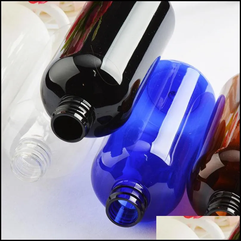 plastic spray atomiser bottle 250ml refillable empty round bottles mist spray pump atomizer for cosmetic packaging 24pc/lot