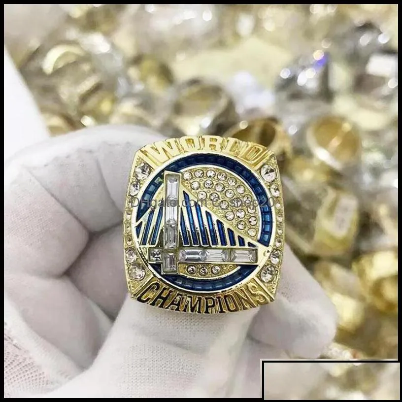 Cluster Rings Jewelry Fans Collection Championship Series The 2022 Grand Champion Ring Golden State B Dhyaa