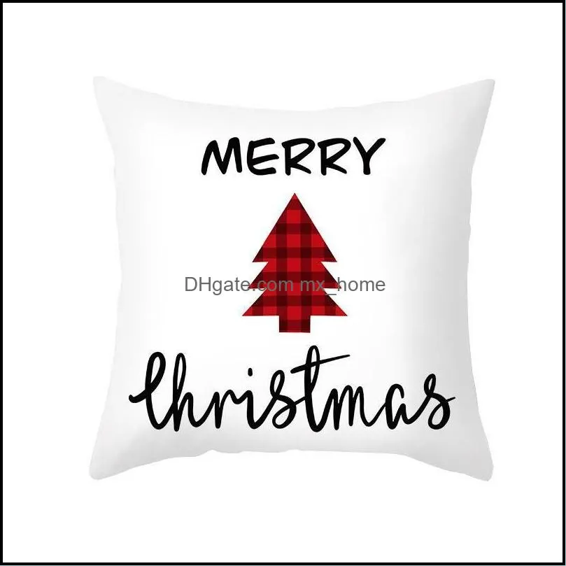 christmas pillow case with hidden zipper design 40 patterns xmas throw pillow covers for sofa couch bed car decoration