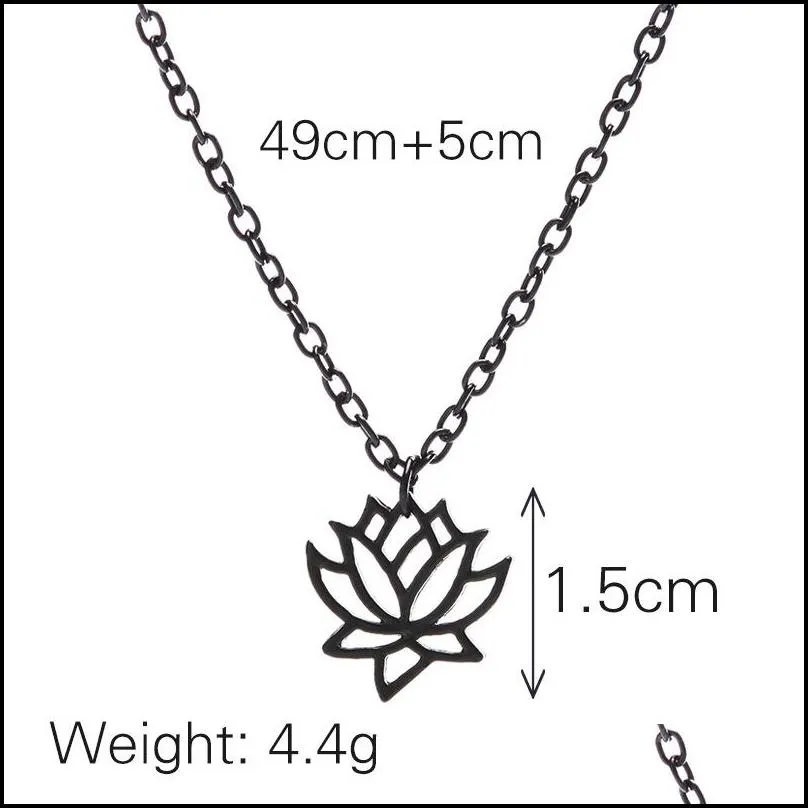 lotus choker necklace elegant good karma necklace