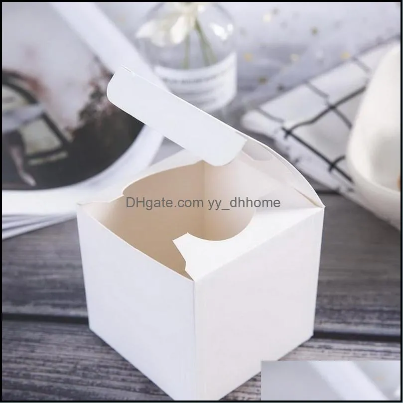 pvc window cupcake box 7 5x7 5x7 5cm white glossy heartshaped window cake gift favour boxes for valentine day wedding