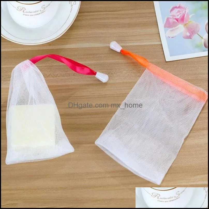 handmade soap bubble foaming net cleansing cream cleansing soap wash soap bubble bag net bag 