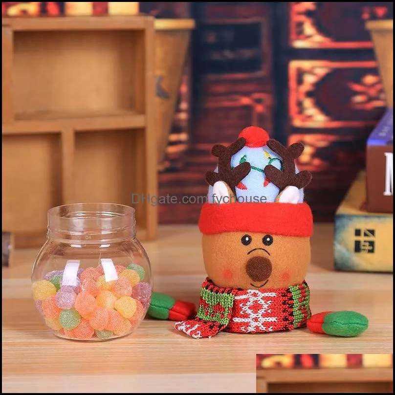 christmas gift wrap candy jar storage bottle santa bag sweet xmas boxes child kids gifts