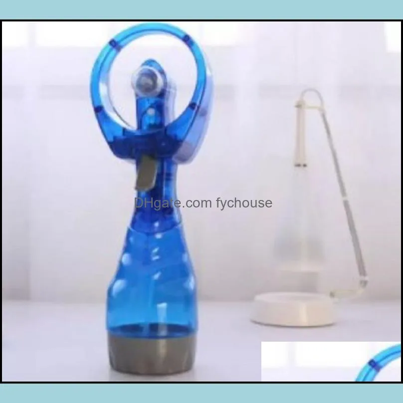 handheld portable fan with water spray bottle mini fan for office handheld spray fan party favor wly935