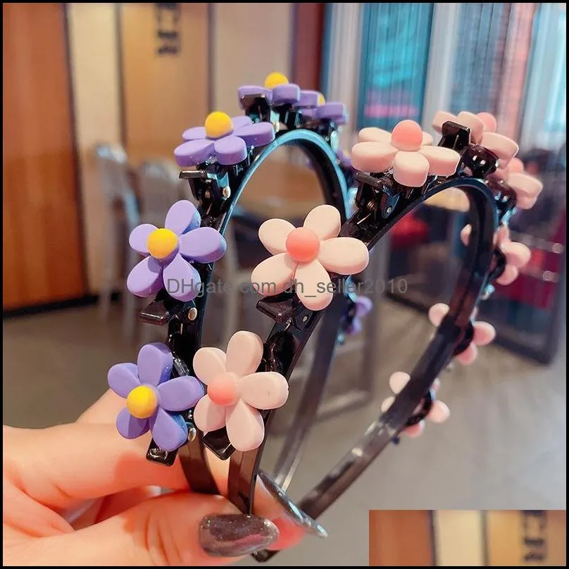 childrens broken hairs headband girl princess press hair nonslip hairpin