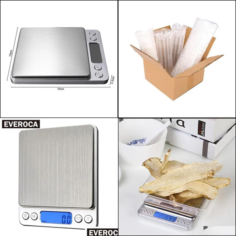 1000/0 1g kitchen electronic scale digital portable food scales high precision measuring tools lcd precision flour scale weight