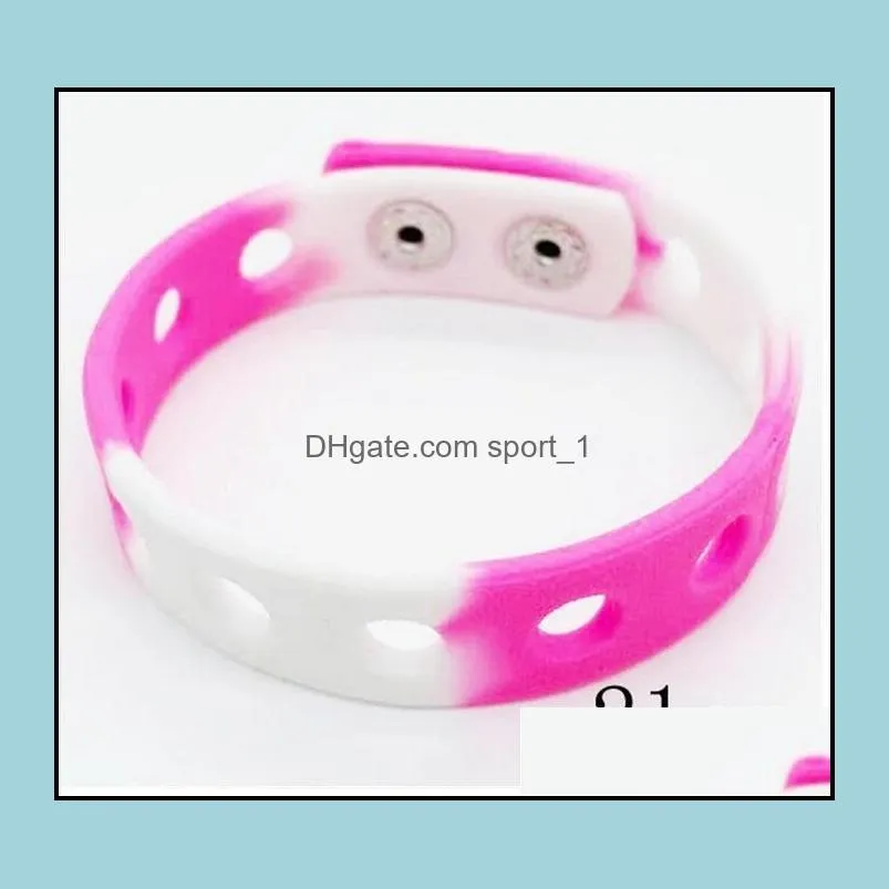 soft silicone bracelet wristband 18/21cm fit shoe croc buckle charm accessory kid party gift fashion jewelry wholesale