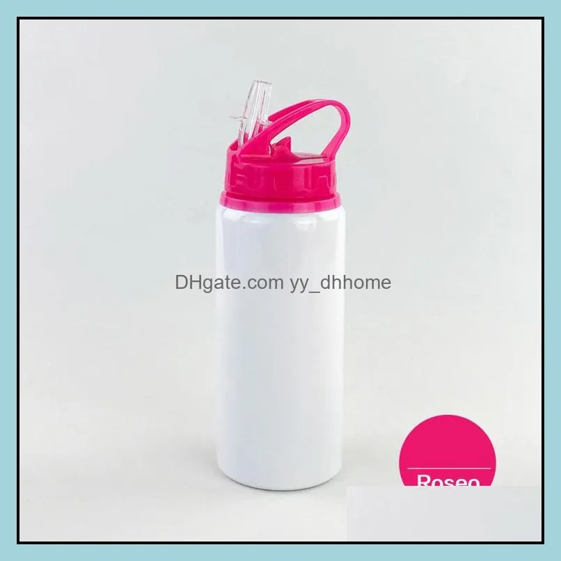 blank sublimation tumbler 21oz portable sport vacuum insulated water bottle diy blank sublimation bottles with straw