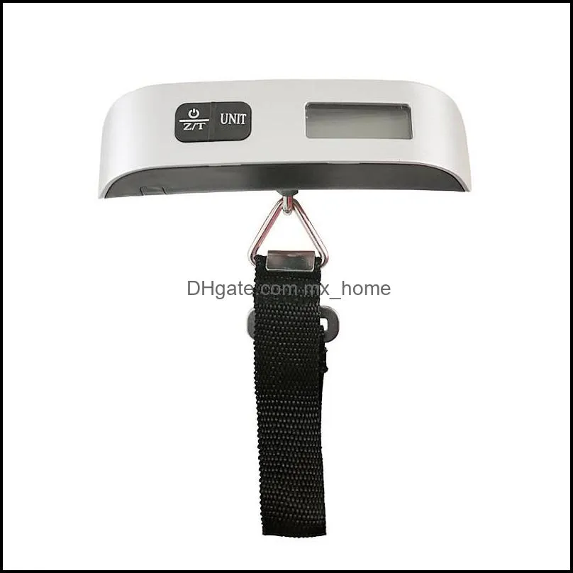 hanging weight scale lcd display electronic 50kg /110lb weight luggage fish bag scales