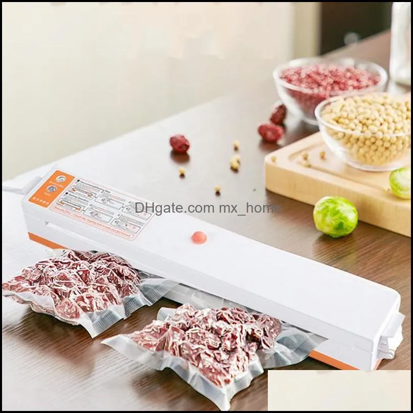 household vacuum food sealer machine plastic bag packaging sealer machine home kitchen commercial vacuum food sealing