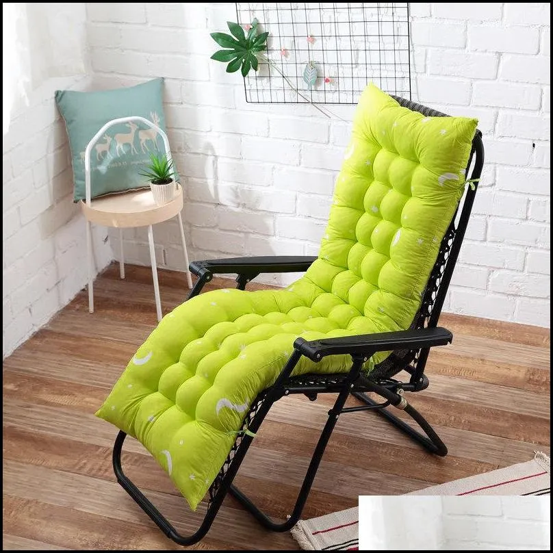 recliner thicken foldable rocking long chair couch seat cushion pads garden lounger mat y200103209b