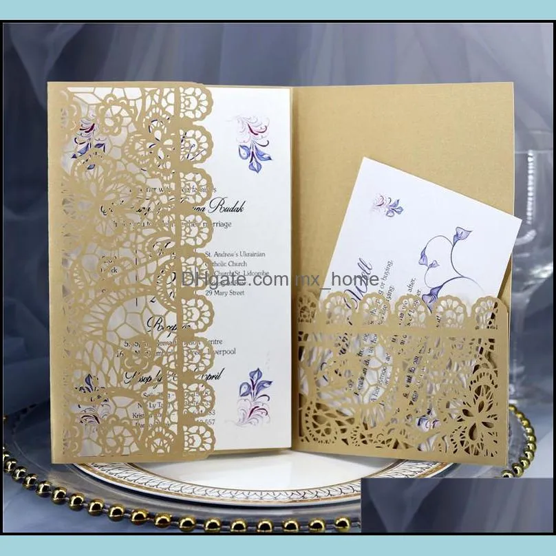 glitter wedding invitation cards personalized glittery laser hollow invitation card business wedding engagement party invitation cards